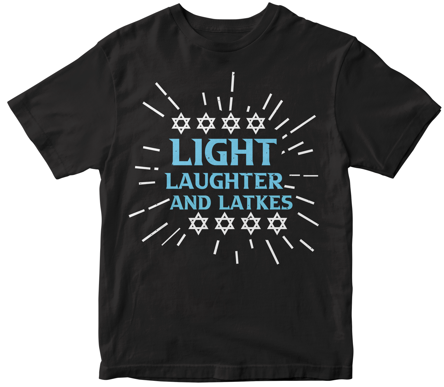 Light laughter and latkes