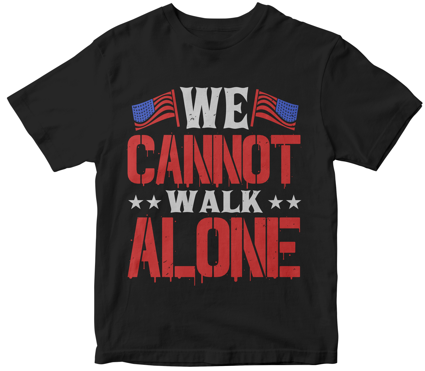 We cannot walk alone