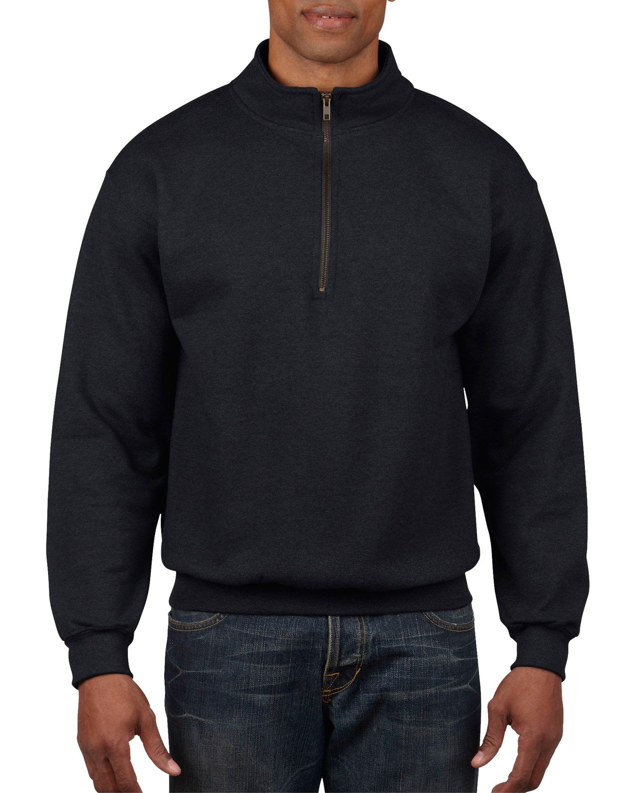 18800  HeavyBlend Half Zip Up Sweatshirt