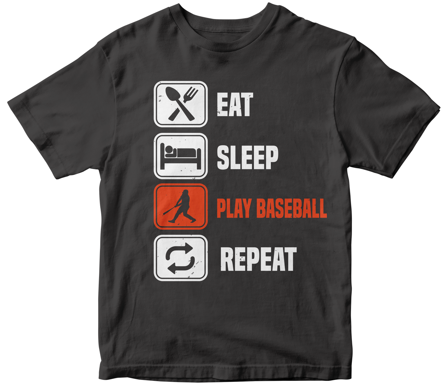 Eat Sleep Play Baseball Repeat