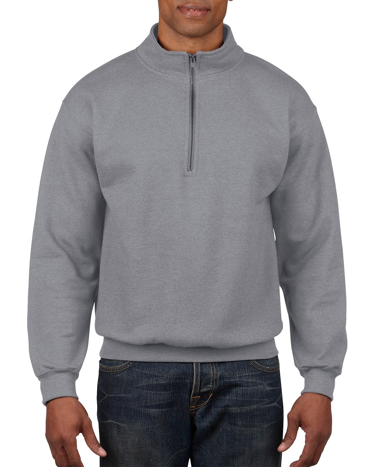 18800  HeavyBlend Half Zip Up Sweatshirt